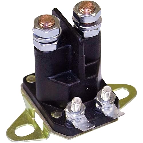 Miniatura 13 de BlueStars MIU12537 Solenoide de arranque - Compatible con John Deere S240 X300 X304 X305R X310 X320 X324 X350 X354 X360 X370 X380 X384 X390 X394