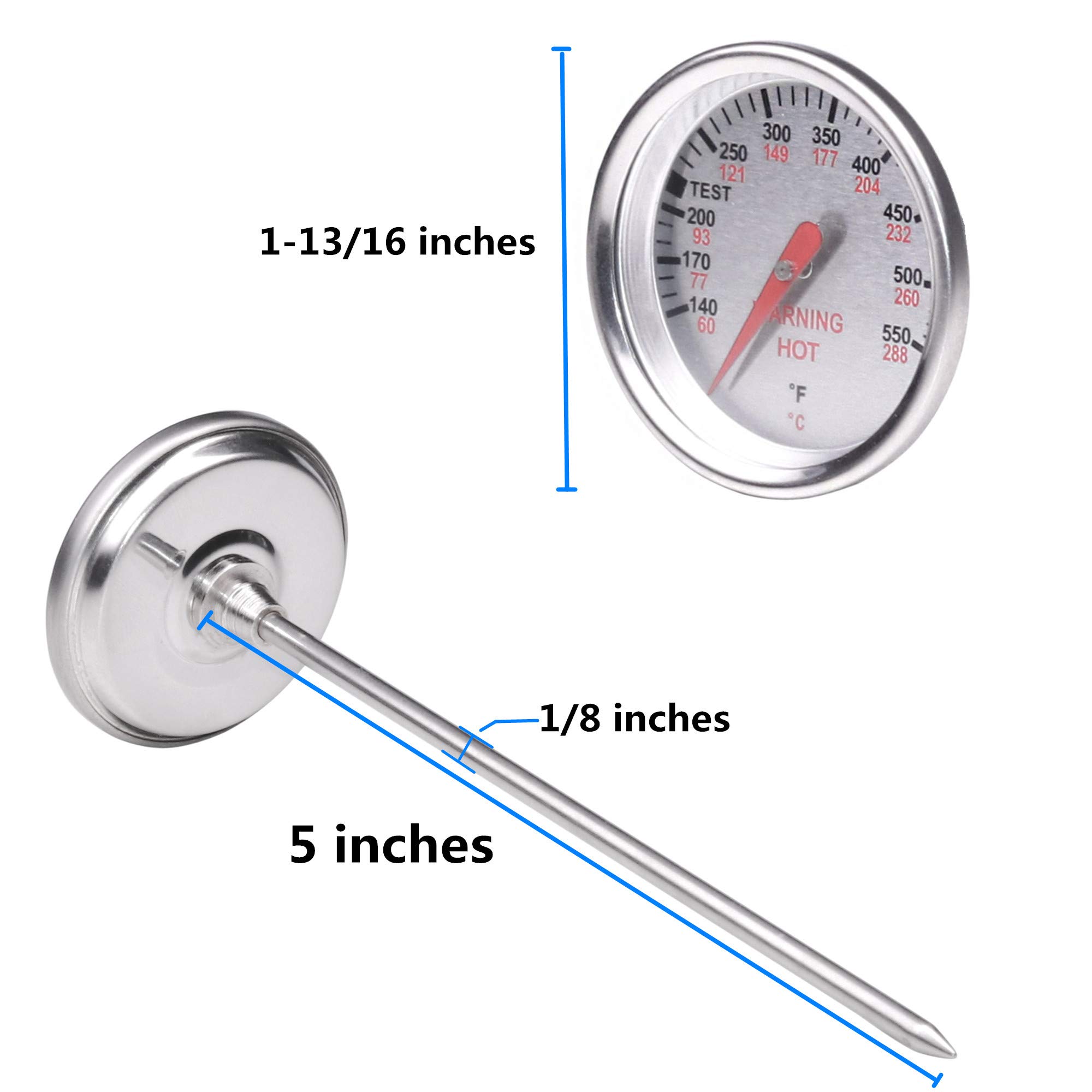 DOZYANT 9815 Accurate Grill Thermometer Replacement