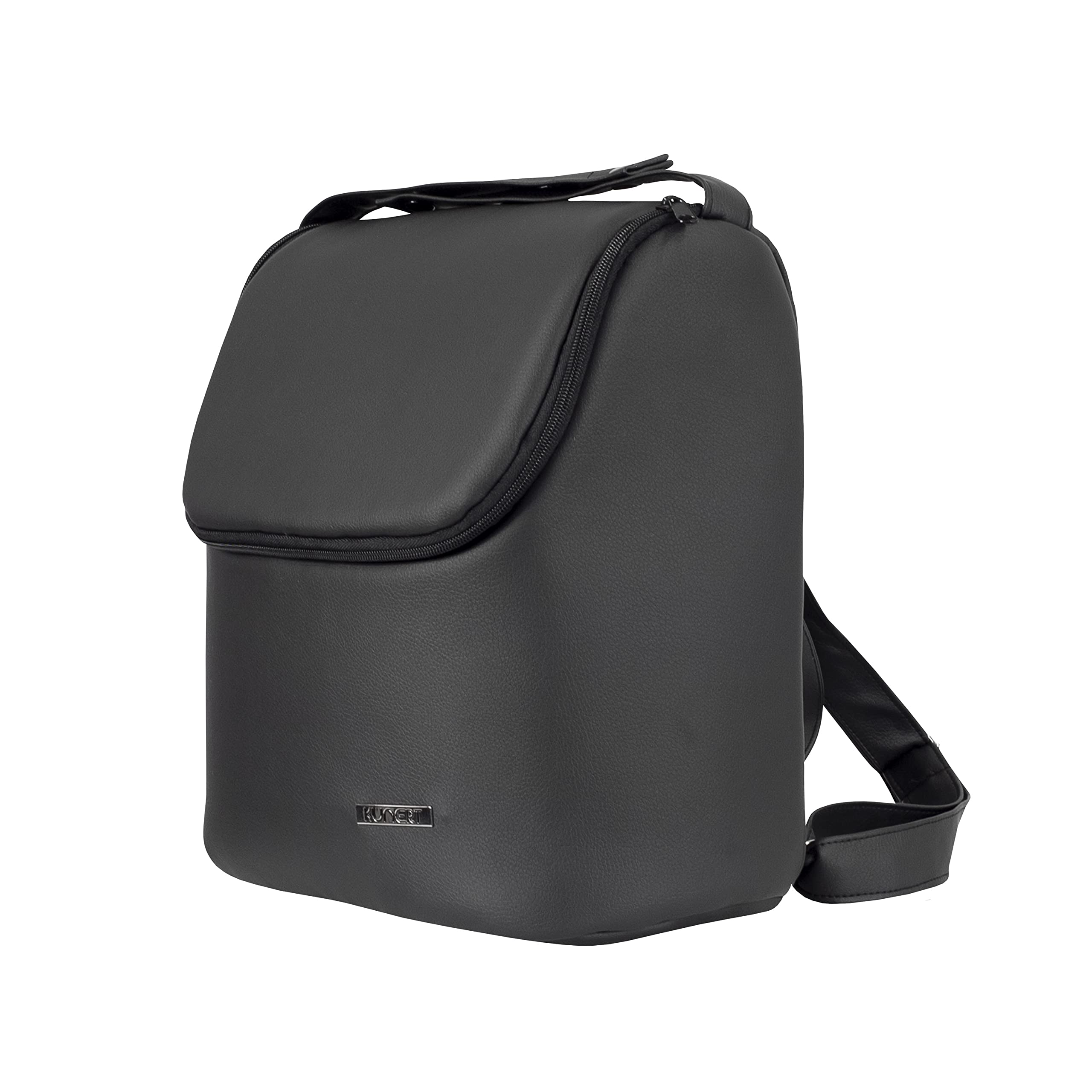 Kunert cochecito de bebé LAZZIO PREMIUM silla de paseo silla de coche asiento de bebé juego completo 2 en 1 y 3 en1 (2en1, negro eco - marco de cobre)