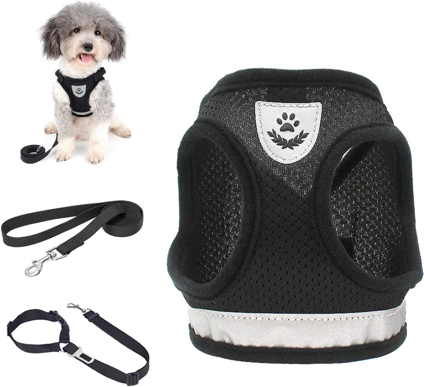 Cat Harness and Leash Set for Escape Proof Walking, Best for Kitten Cats and Puppy Dogs