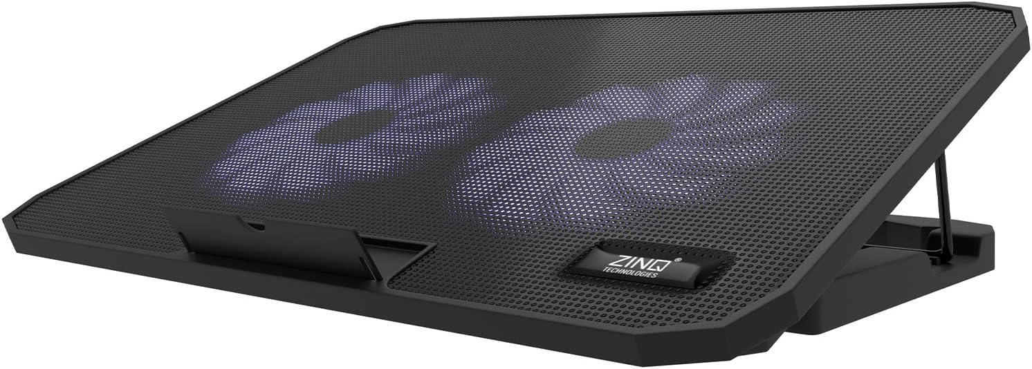 Zinq TechnologiesCool Slate Dual Fan Cooling Pad For Notebook/Laptop With Dual USB Port(Black)