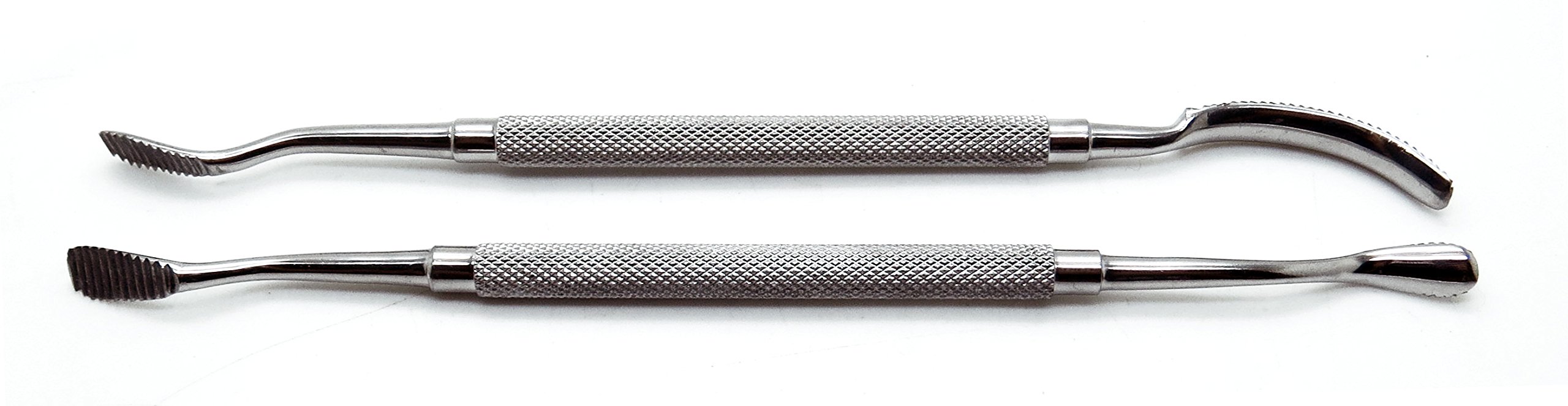 2 Pcs Dental Bone File # 12 and # 45 Double Ended Medical Surgical Premium Instruments