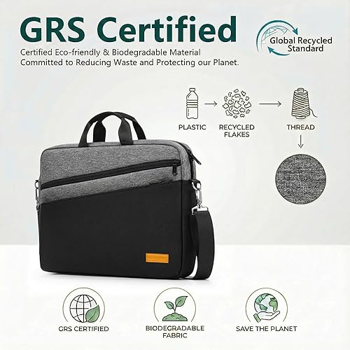 Vista 9 de 15 15.6 16 17 17.3 pulgadas ordenador portátil PC bolsa de transporte, maletín repelente al agua