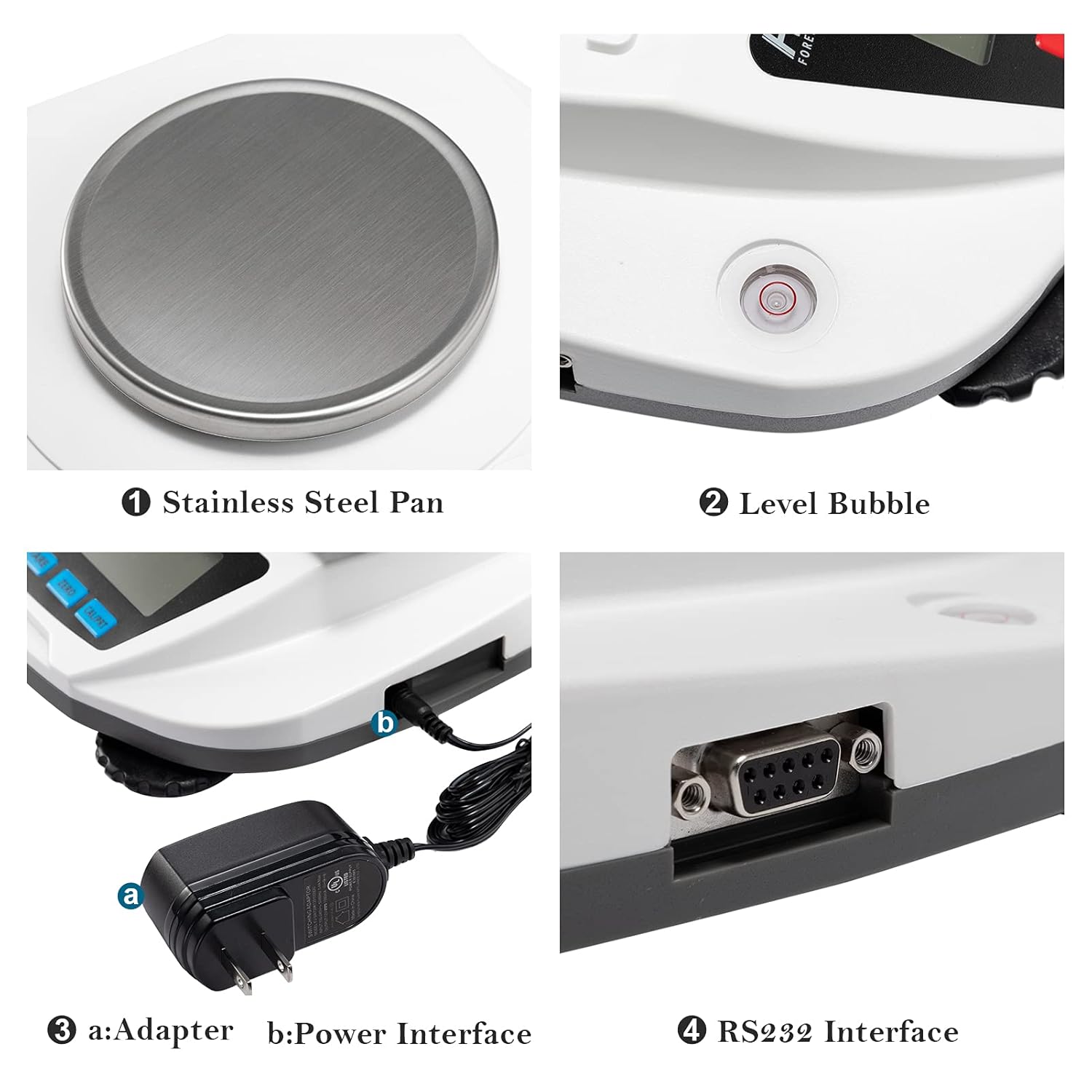 FLB FORELIBRA Lab Scale .001 Accuracy Precision Electronic Analytical Balances Compact Digital Milligram Jewelry Golden Scale 300gx0.001g: Industrial & Scientific