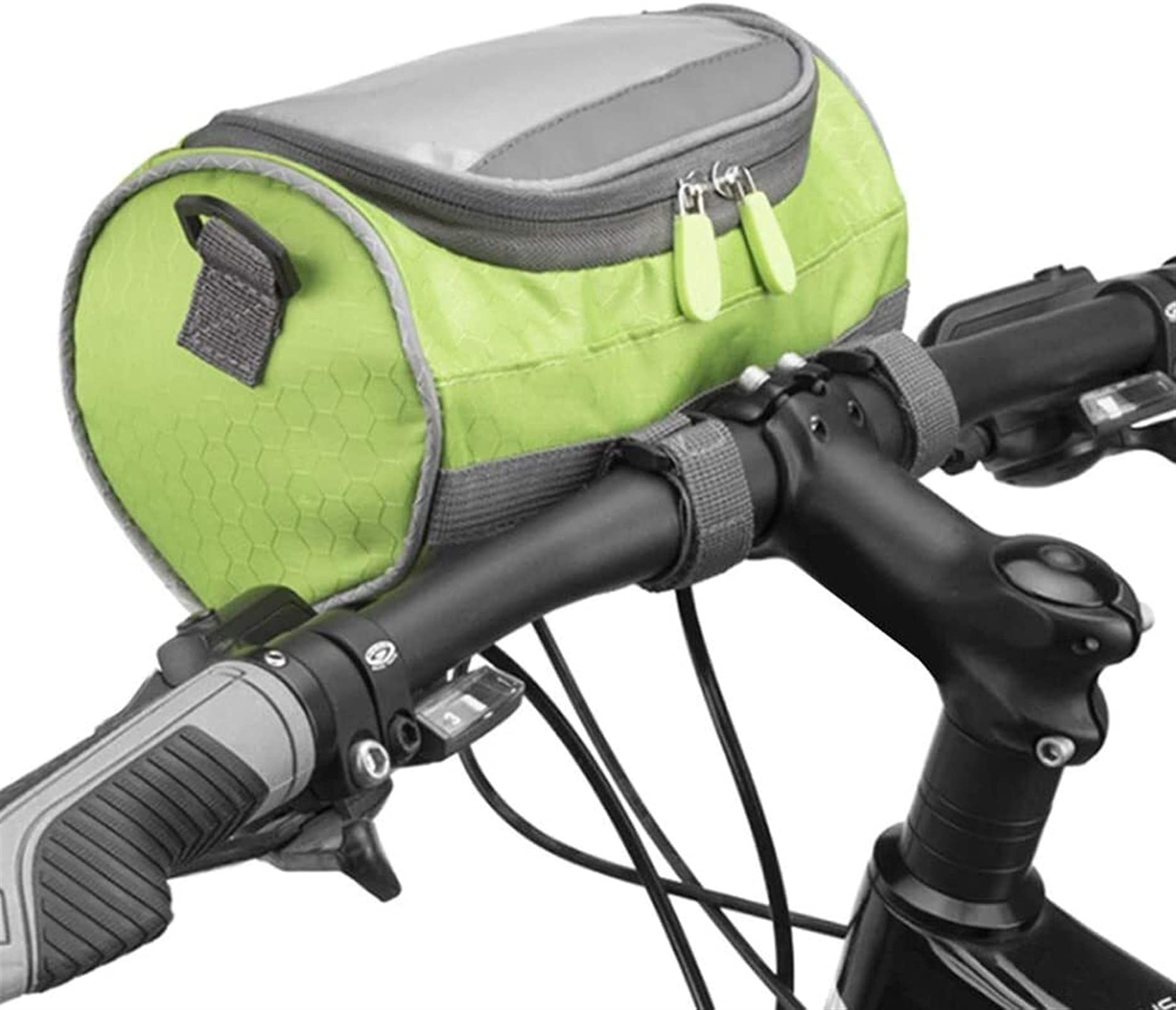 Bolsa Delantera for Bicicleta, Bolsa Frontal de Gran Capacidad con Pantalla táctil, Equipo Ciclismo Resistente a la Lluvia