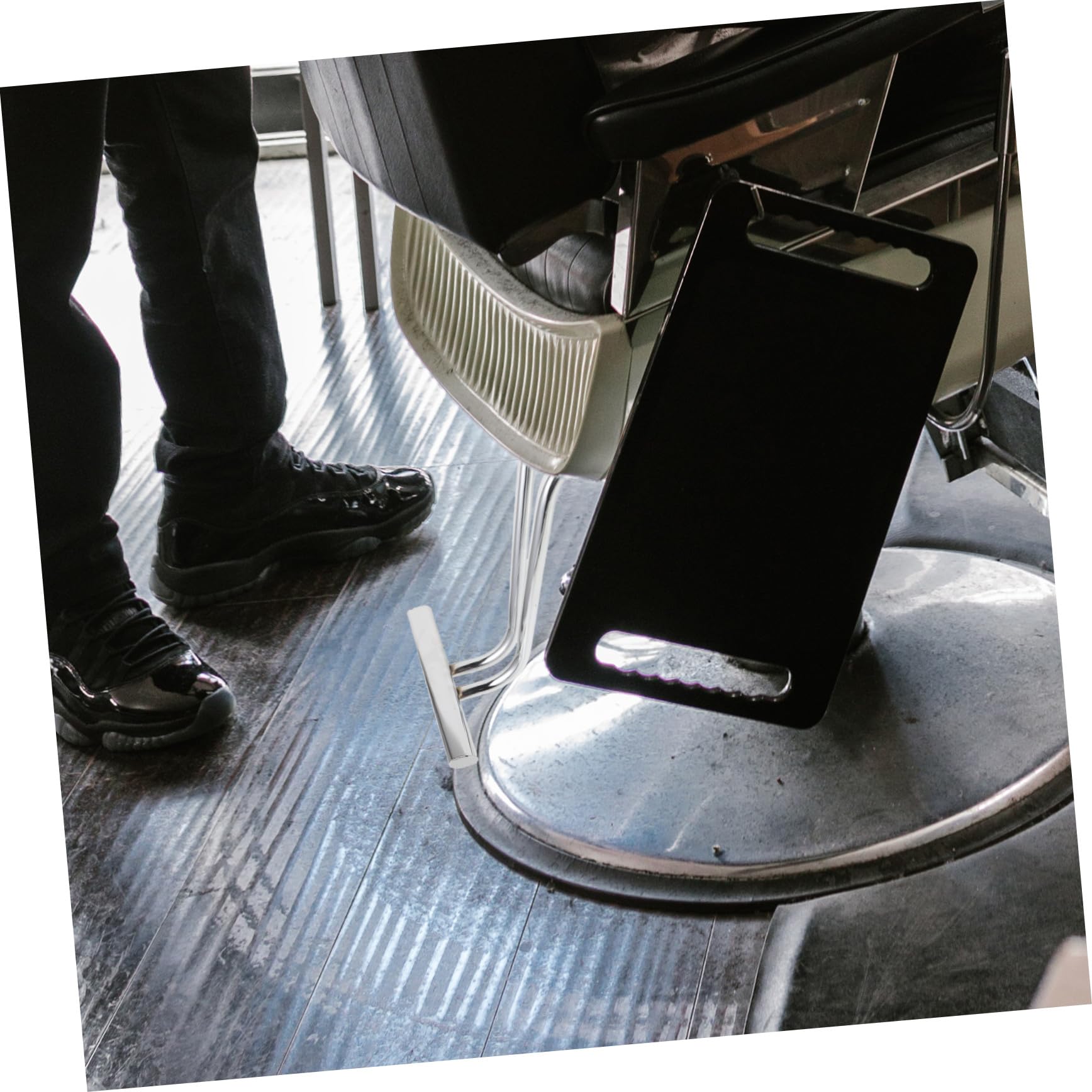FRCOLOR Inoxidable Reposapiés Pedal para Silla de Acero, de Salón