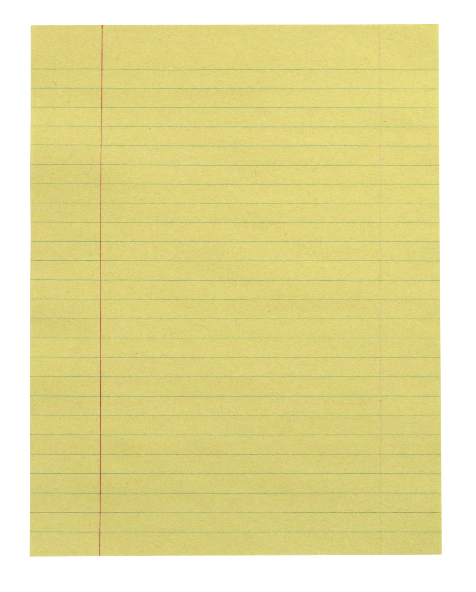 School Smart Newsprint Paper with No Margin, 8 x 10-1/2 Inches, Yellow, 500 Sheets - Image 2