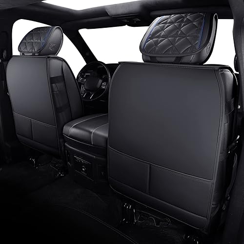 Miniatura 10 de YIERTAI - Fundas de asiento para Dodge RAM, camionetas 2009-2022 1500, HD 2010-2022, 25003500HD, Set completo, de doble cabina y cabina cuádruple,