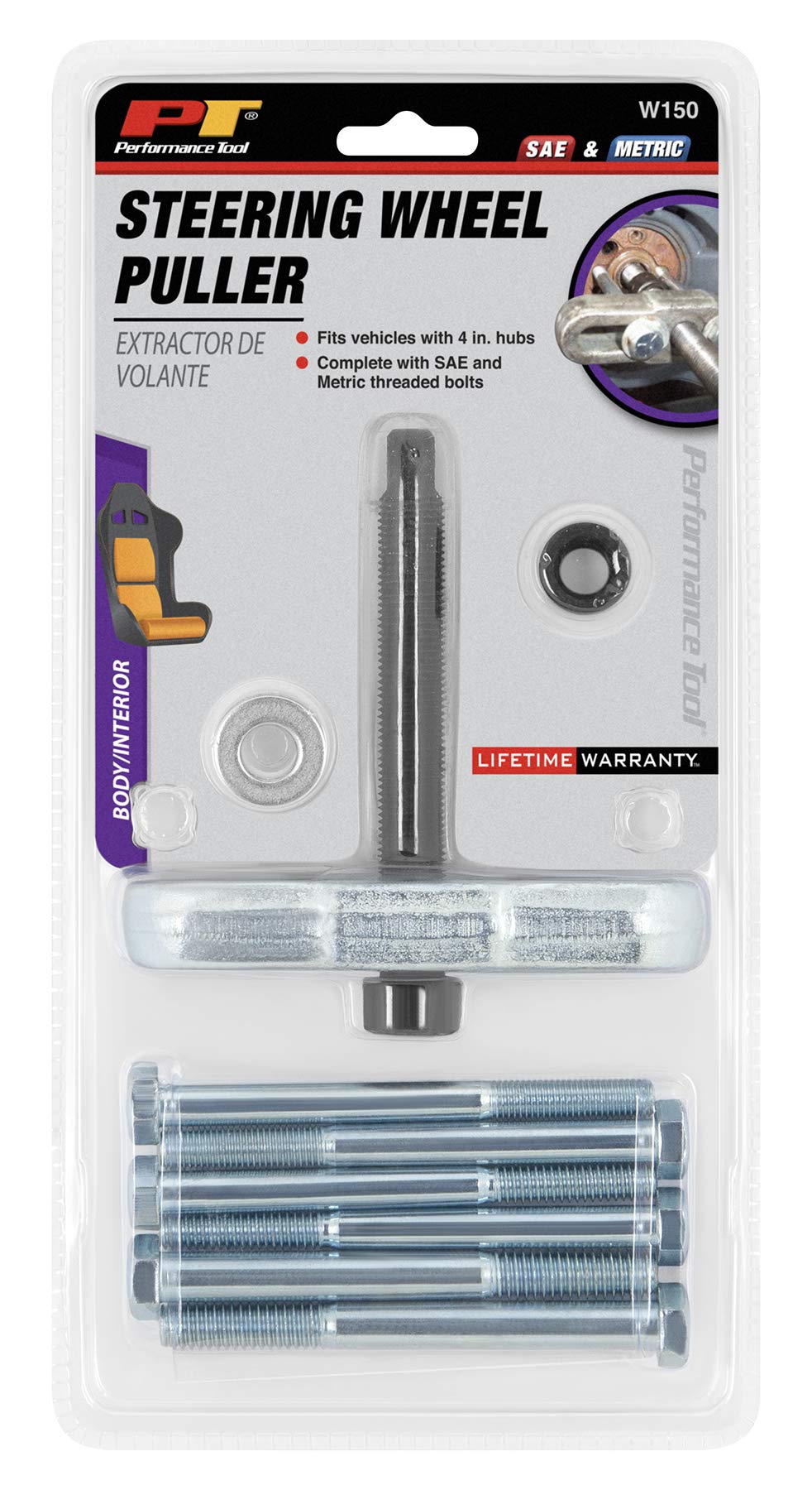 Performance Tool W150 Steering Wheel Lock Plate Removal Tool