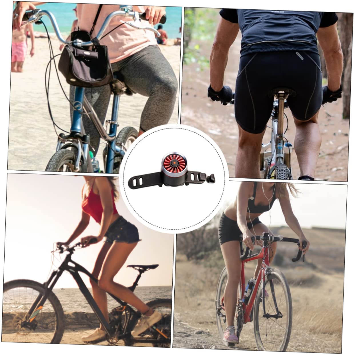 VANZACK Bike Tail Light Smart Sensor Led Tail Light Bike Warning Charging Long Battery Life