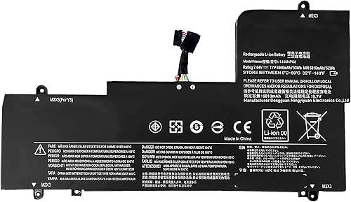 L15M4PC2 L15L4PC2 - Batería para laptop Lenovo Ideapad Yoga 710-14IKB 710-14ISK 710-15IKB 710-15ISK 710 Series Notebook, 5B10K90778 5B10K90802