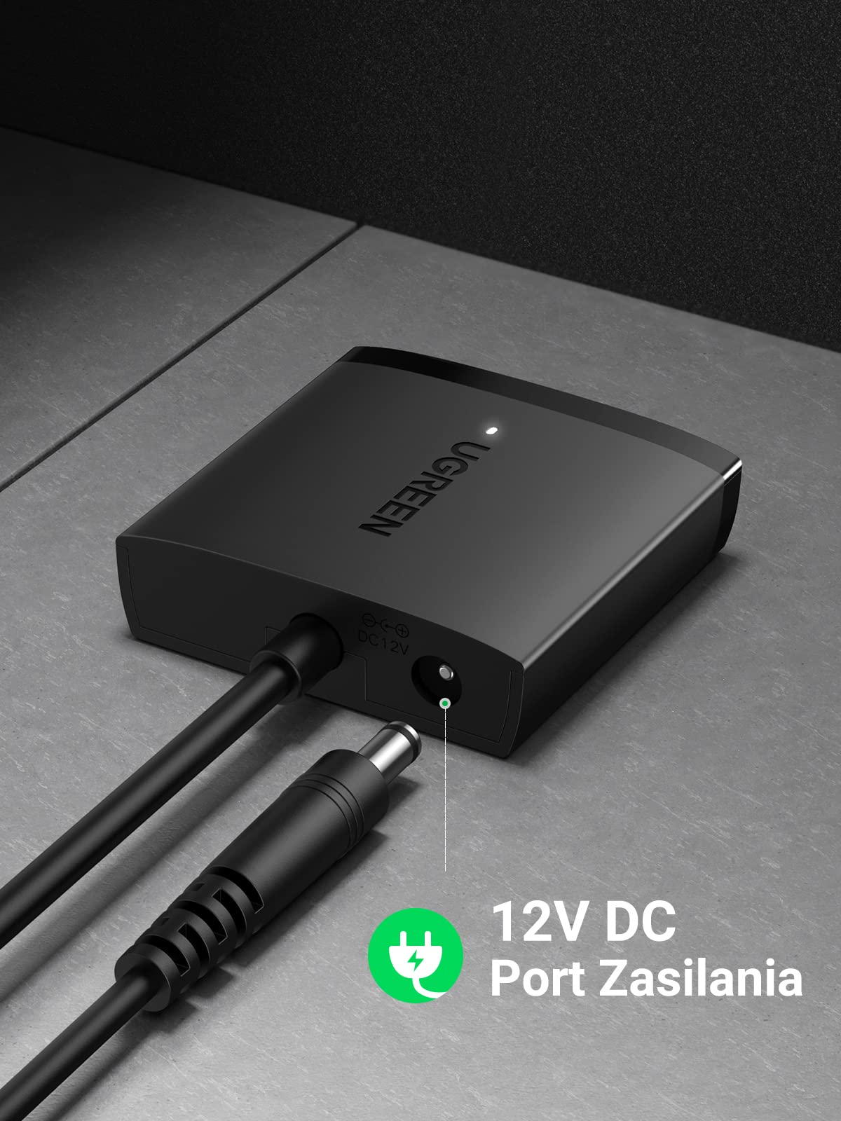 UGREEN Kabel USB SATA Dysk Twardy Adapter USB 3.0 na SATA III do 2,5/3,5 Cala