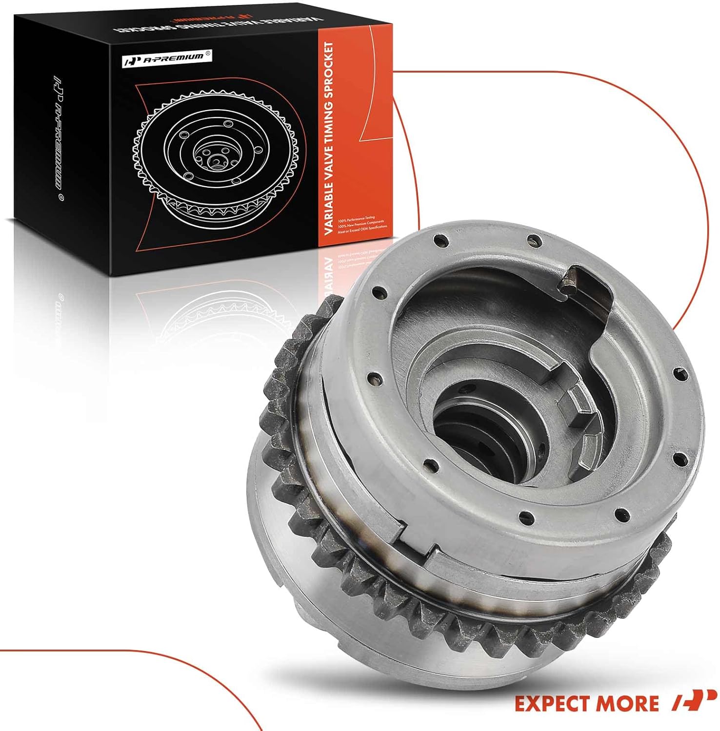 A-Premium Right Exhaust Variable Valve Timing (VVT) Sprocket Gear Camshaft Adjuster Compatible with Mercedes-Benz E550, E63 AMG (S), GL450, GL550, GL63 AMG, S550, S63 AMG, GLS63 AMG, CLS63 AMG (S)