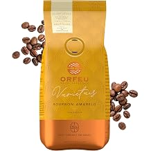 Orfeu Yellow Bourbon Coffee Beans, 100% Arabica, Medium Light Roast 250g | 100% Arabica, Roasted Grain, Certification of Origin, Cup of Excellence, Brazilian Industry