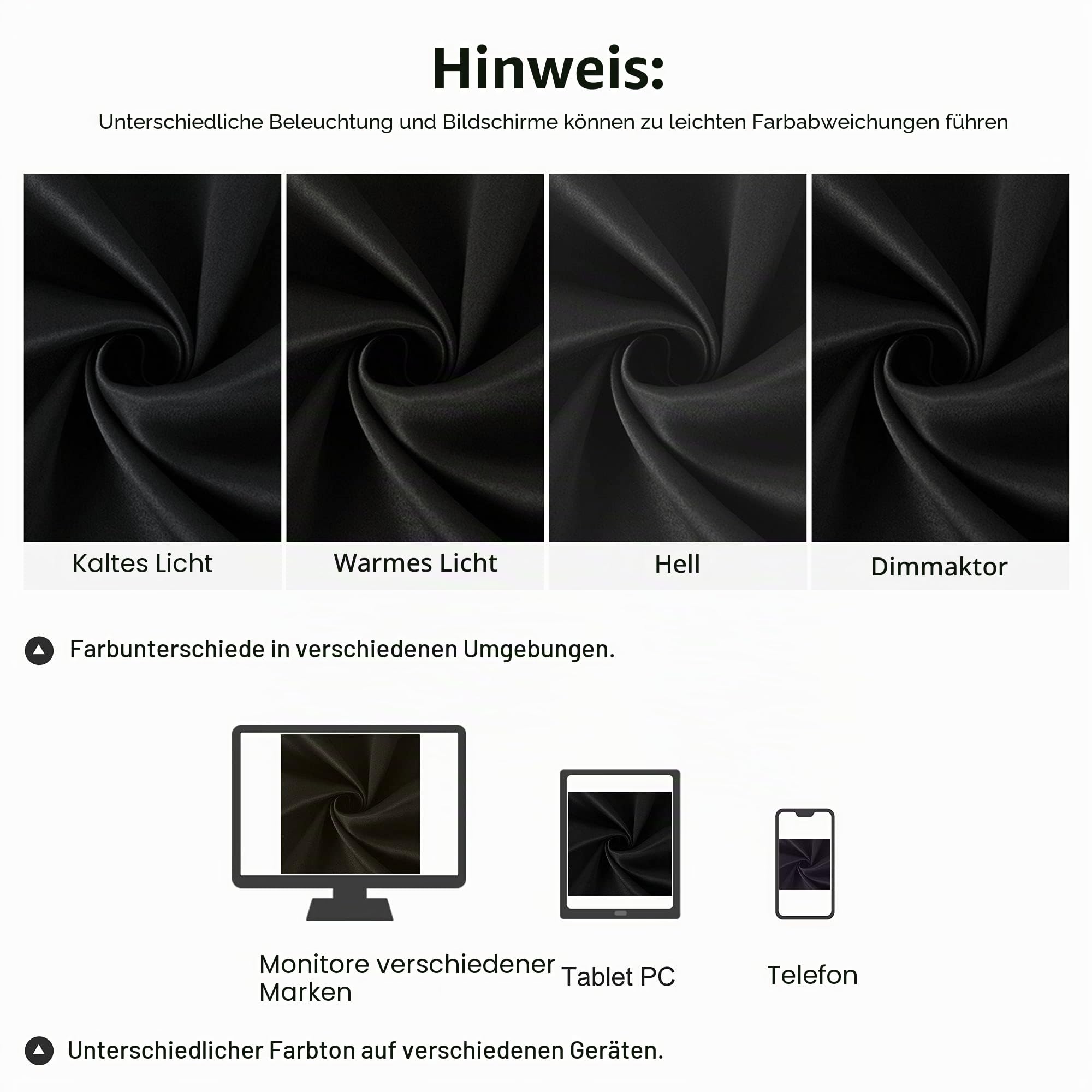 PiccoCasa 2er Set Gardine für Küche Polyester Scheibengardine Kurzgardine Blickdicht Kleine Gardine Schwarz 90H x 132B cm