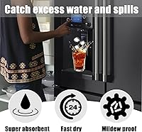 Vista 2 de Cuttable Refrigerator Drip Catcher for Fridge Water Dispenser, Absorbent Drip Tray, Absorbent Pad for Refrigerator Drip, Refrigerator Accessories