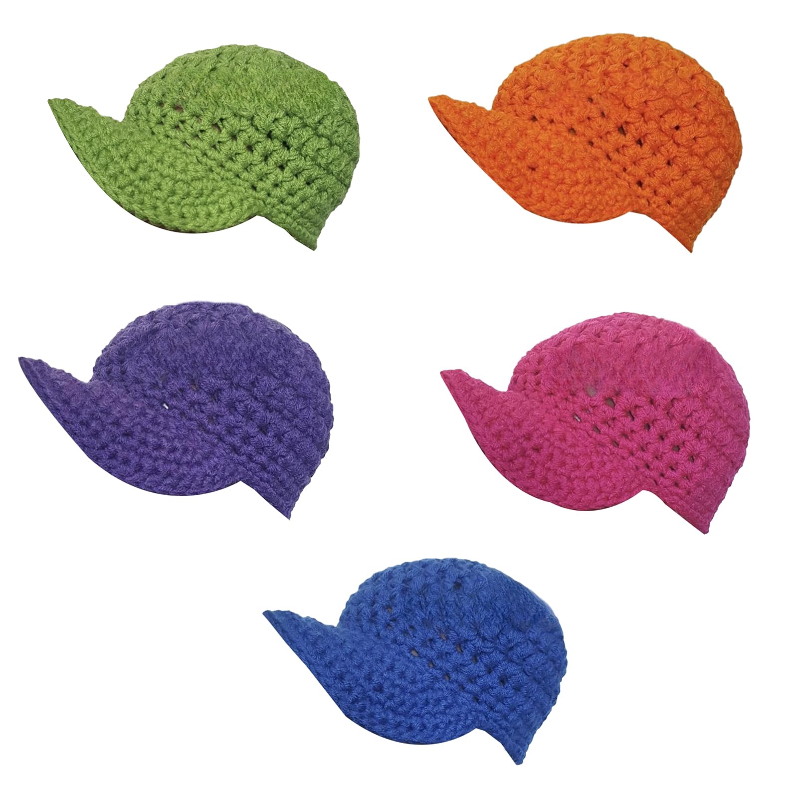 Berretto da Baseball Unisex Design all ' Uncinetto Cappello Traspirante e Resistente per la Estate Cappello da Ciclismo con Visiera Regolabile per Adulti all ' Aperto Cappelli per da