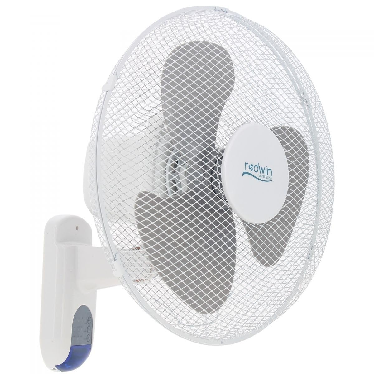 RODWIN Ventilateur mural oscillant 45W avec télécommande Ventilation
