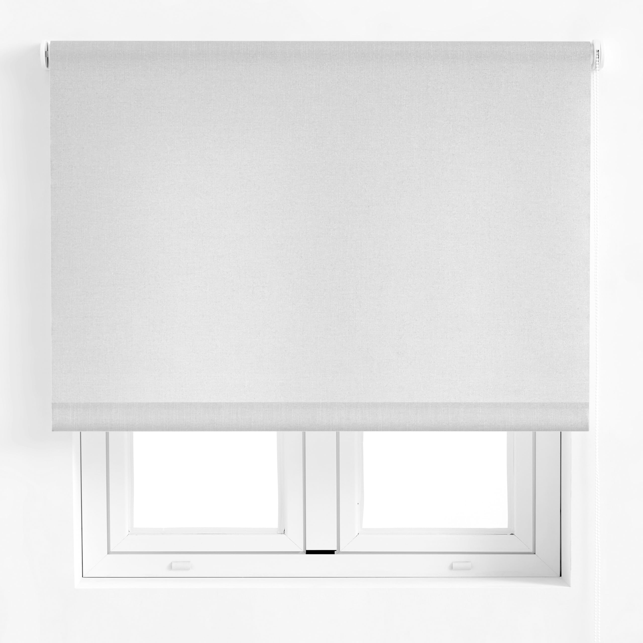 Blindecor Ara Versailles Store Enrouleur translucide Argenté 120 x 190 cm Dimensions approximatives du Tissu 117 x 185 cm