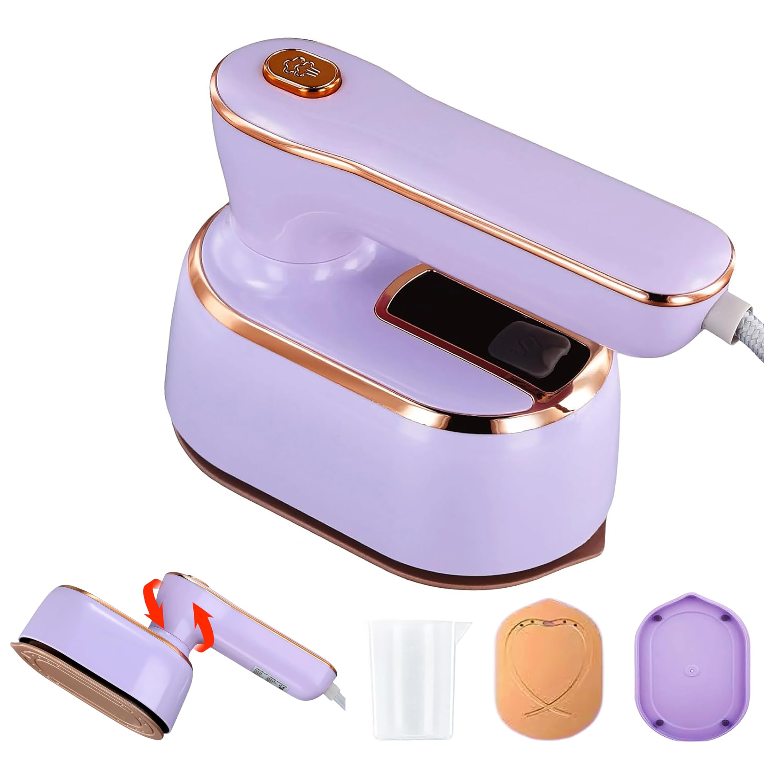 Plancha Vertical Vapor 2 en 1-Vaporizador de Mano para Ropa y Plancha Ropa, Plancha Ligera de Viaje de - Ideal para Casa Accesori