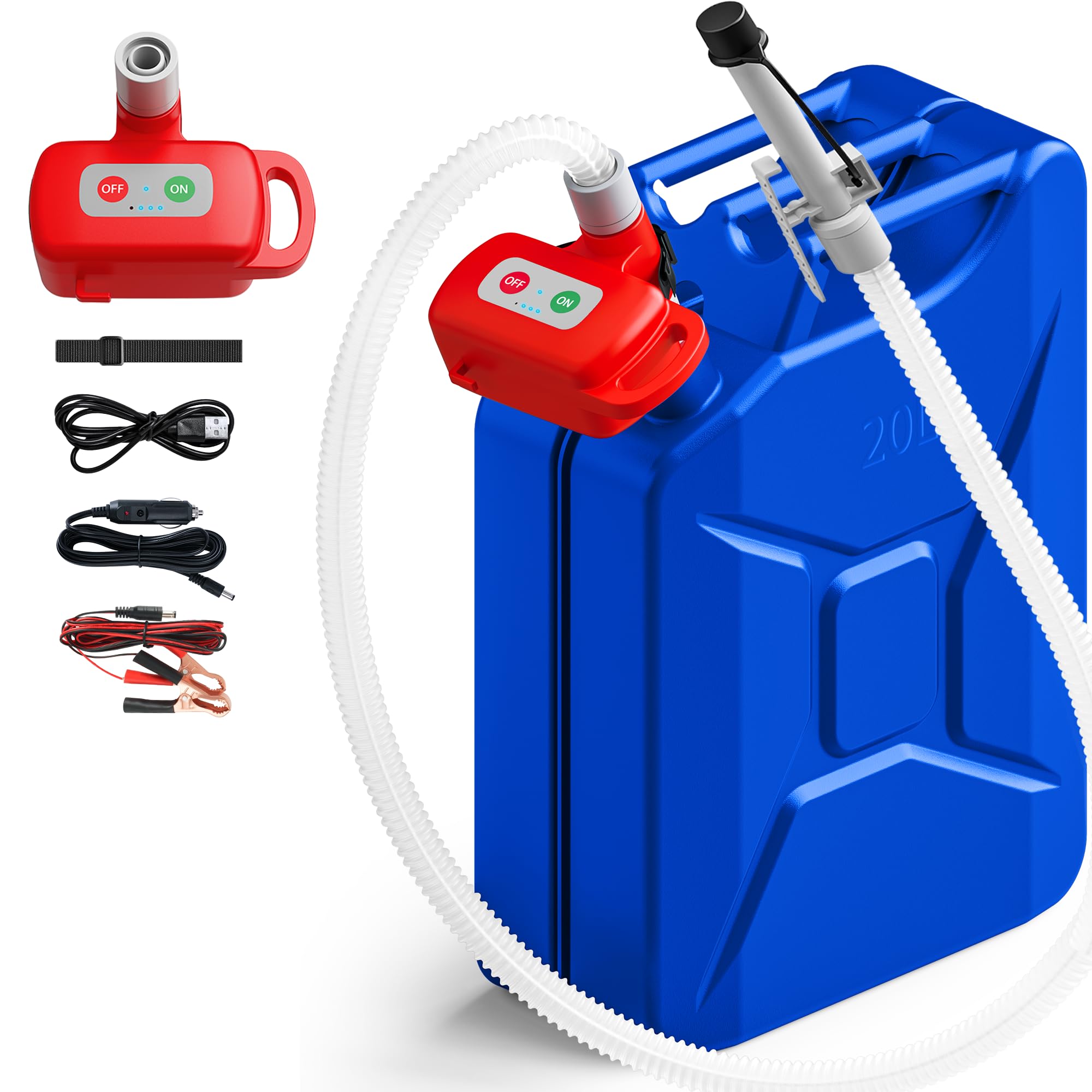 STRONIX Rechargeable Fuel Transfer Pump
