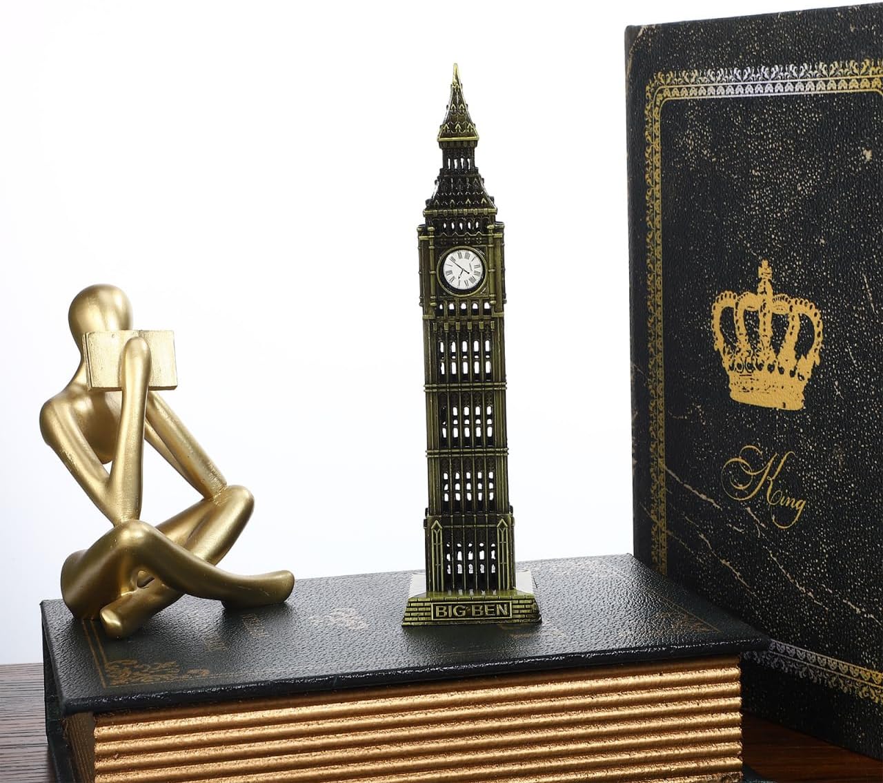 Zerodeko Figurine London Decor Building Model Ornament Architectural Prop for Home Decoration Desk Accent Living Room Bedroom Hotel Banquet Wedding Family Gathering