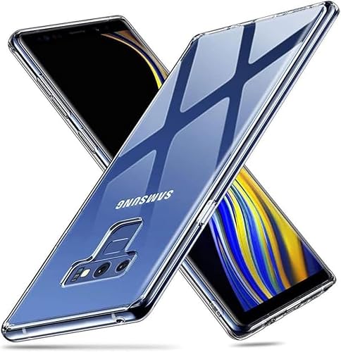 Nextway Case Compatible with Samsung Galaxy Note 9 – Crystal Clear Hard Back Cover, 4-Corner Shockproof Protection, Slim Transparent Anti-Scratch Protective