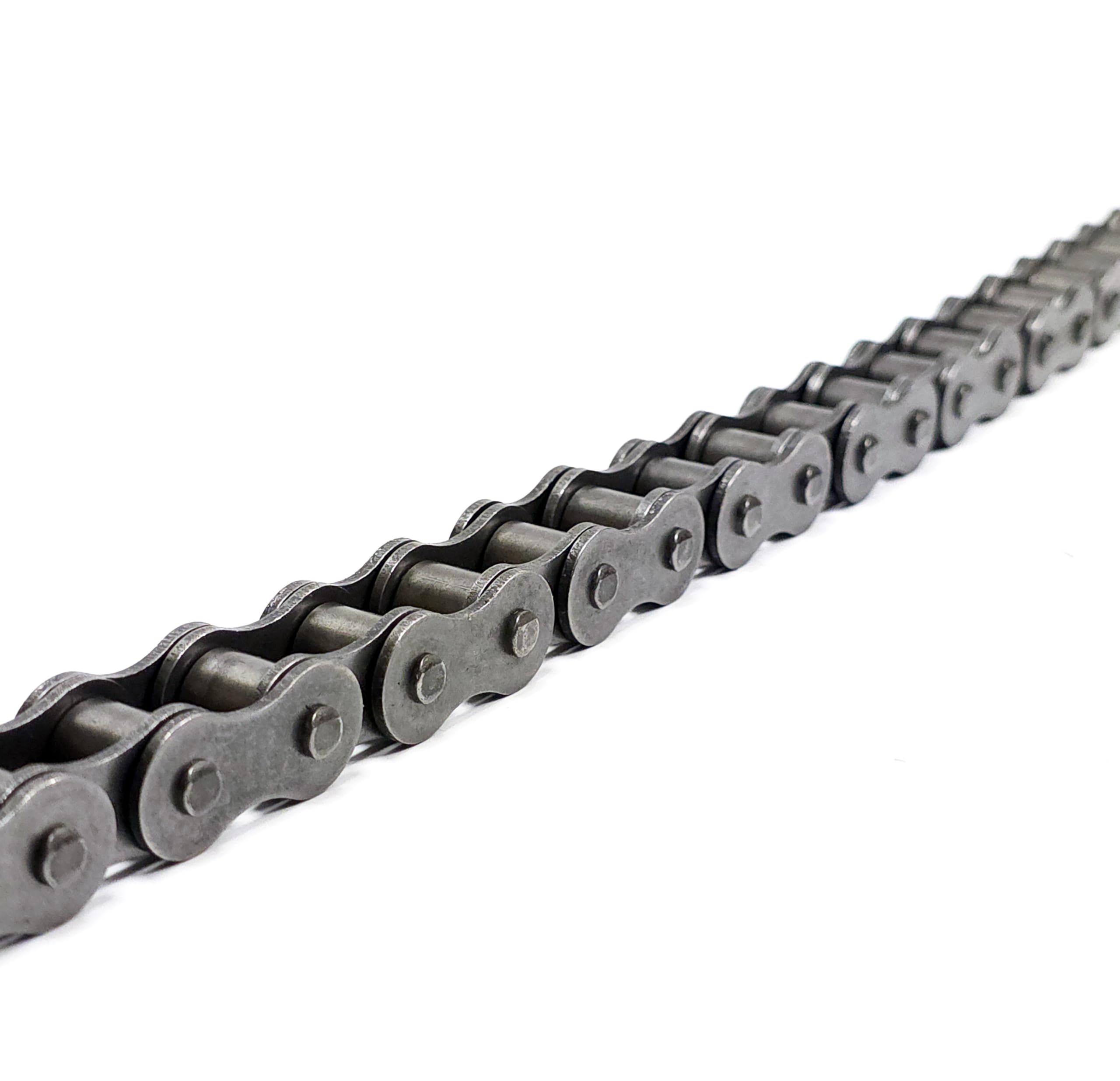 Rollenkette 12A-1 (60-1) 5m / 500cm – Einfachkette Antriebskette Agrarkette DIN/ISO 606 ANSI 60 Teilung 19,05 mm inkl. Verbindungsglied Landmaschinen Kettentrieb Ersatzkette – Ozdowski