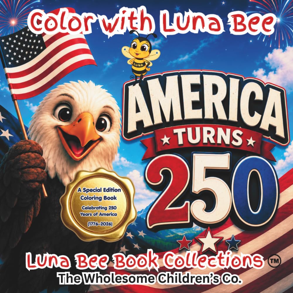 Color with Luna Bee: America turns 250!