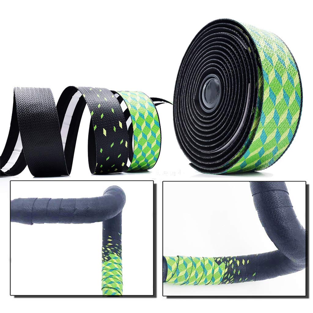 Envoltura de Agarre para Manillar de Bicicleta, 2 Piezas, Cinta de Barra EVA para Manillar de Bicicleta de Carretera, Cinta Antideslizante Antideslizante para Ciclismo, 2250 mm * 30 mm * 3 mm