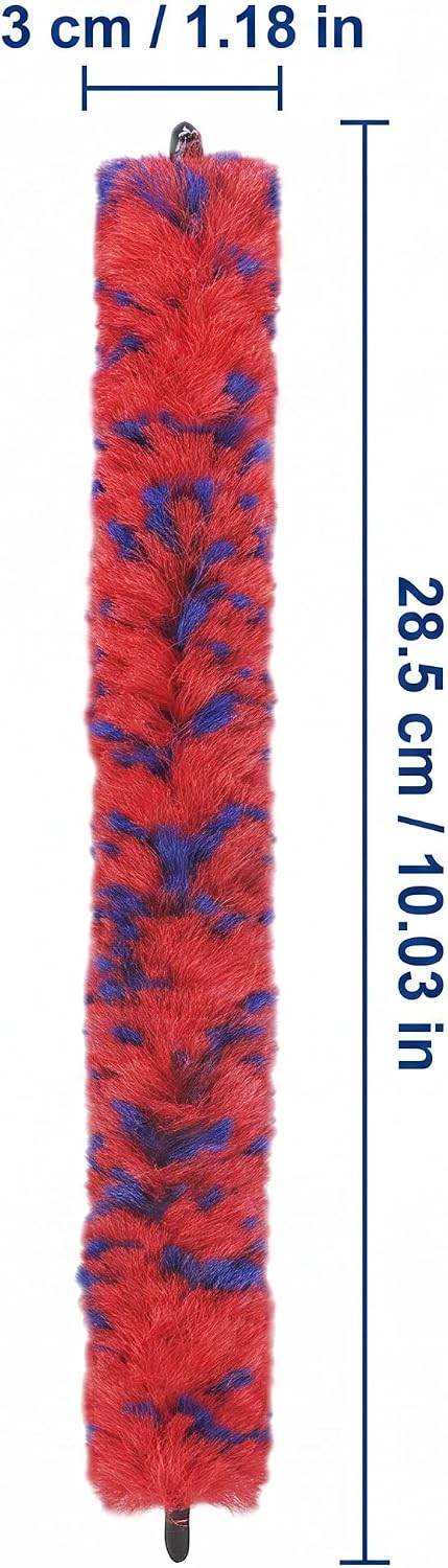 Red Saxophones Bend Neck Cleaning Brush Soft Clarinet Cleaner Microfiber Care Tool Woodwinds Neck Saver Clean Brushes for Tenor Bass Saxophones Wind and Woodwind Accessories