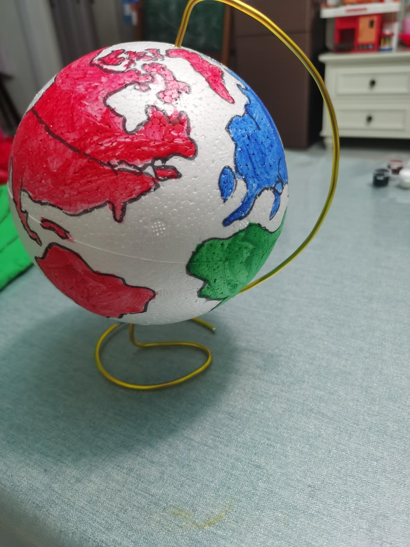 Crafare Duże piankowe kulki 20 cm, białe, gładkie, na ślub, święta, Boże Narodzenie, rękodzieło, do tworzenia projektów szkolnych, DIY, 2 szt
