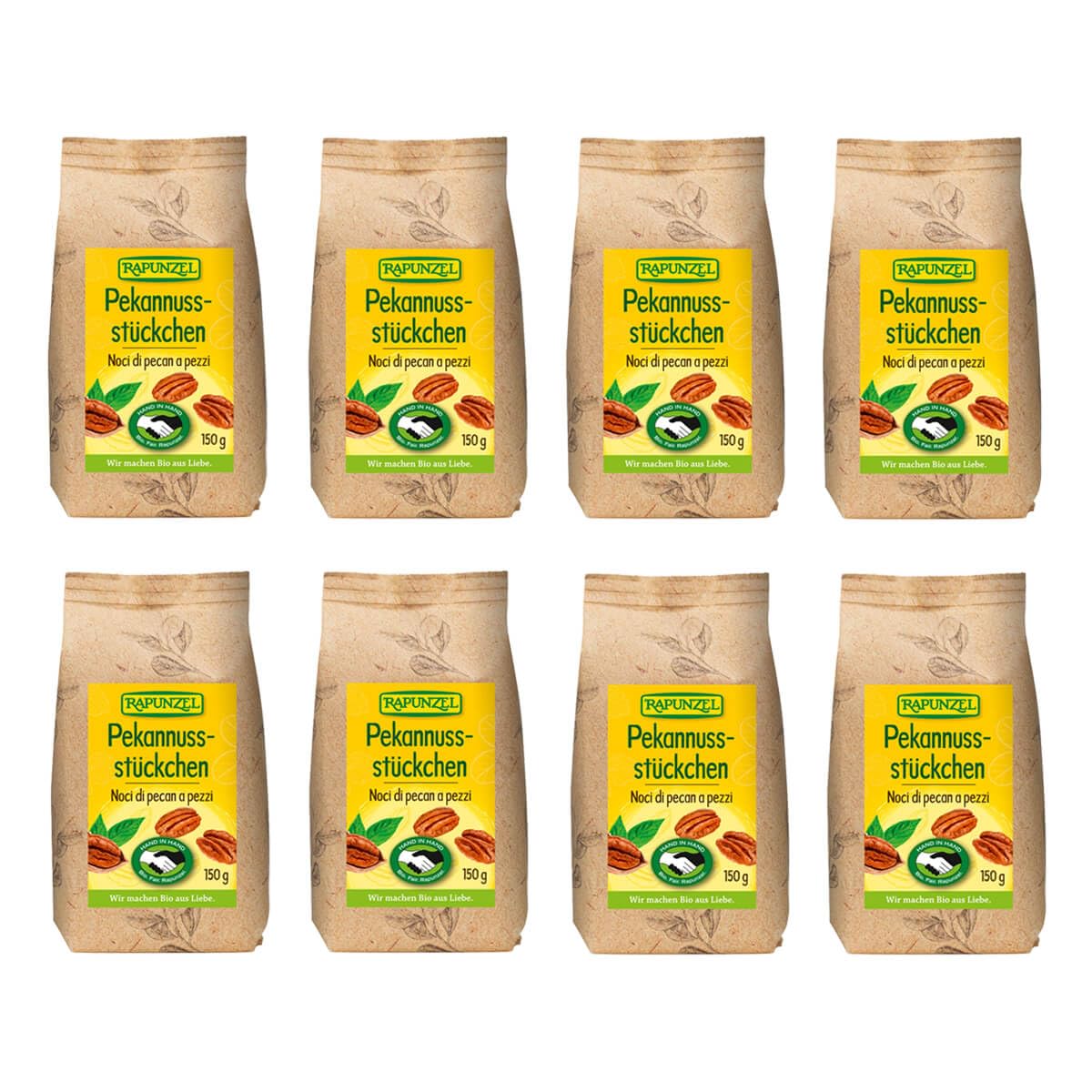 Rapunzel - Pekannussstückchen HIH - 150 g - 8er Pack