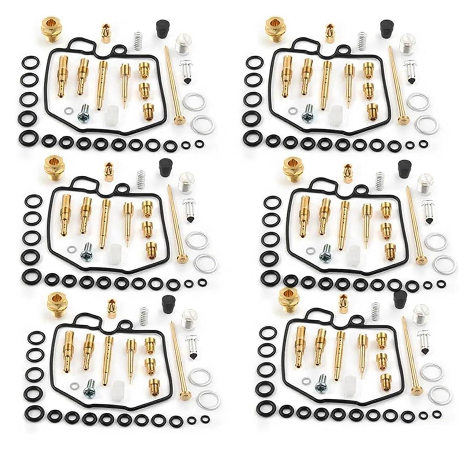 Carburador Kits De Reparación Carburador para Motocicleta para CBX1000 1978-1983 Juego Juntas Diafragma (6 Unidades) Moto