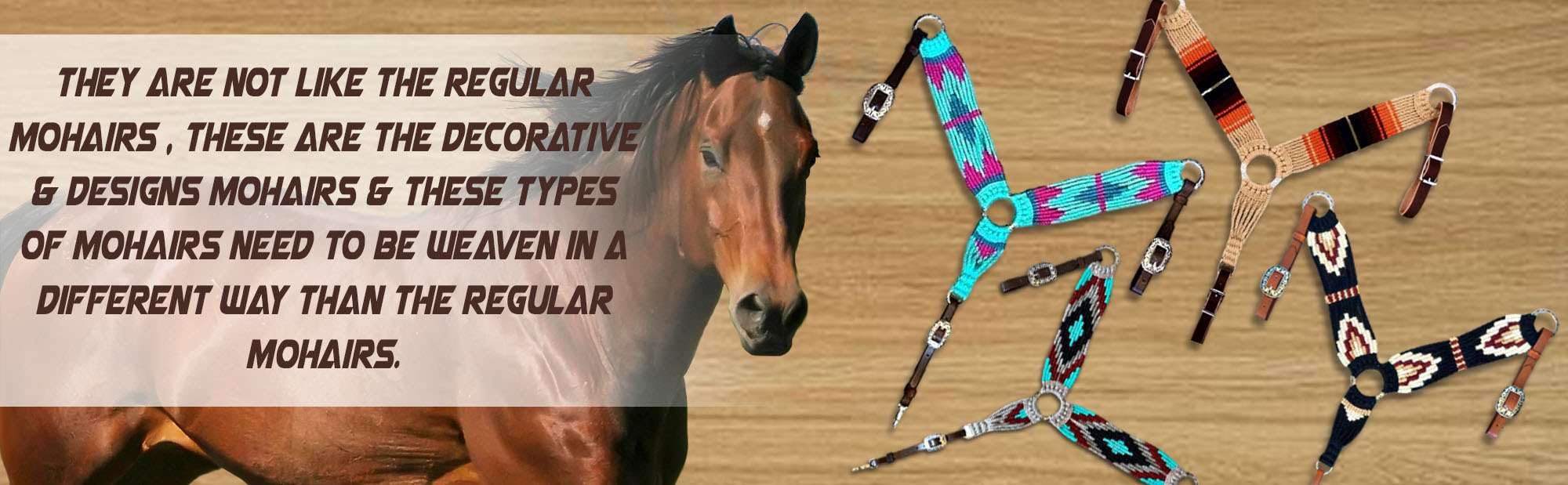 Cheval's International Colliers de poitrine en laine mohair et cinch Combo : équipement d'équitation de qualité supérieure et accessoires de collier élégants (Multi1_Cob)
