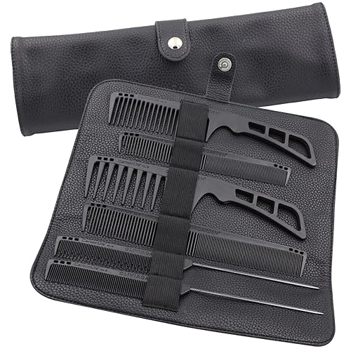 Miniatura 8 de Olivia Garden Peines de carbono CarbonLite, totalmente libres de enganches, ultraligeros, resistentes al calor, duraderos y antiestáticos