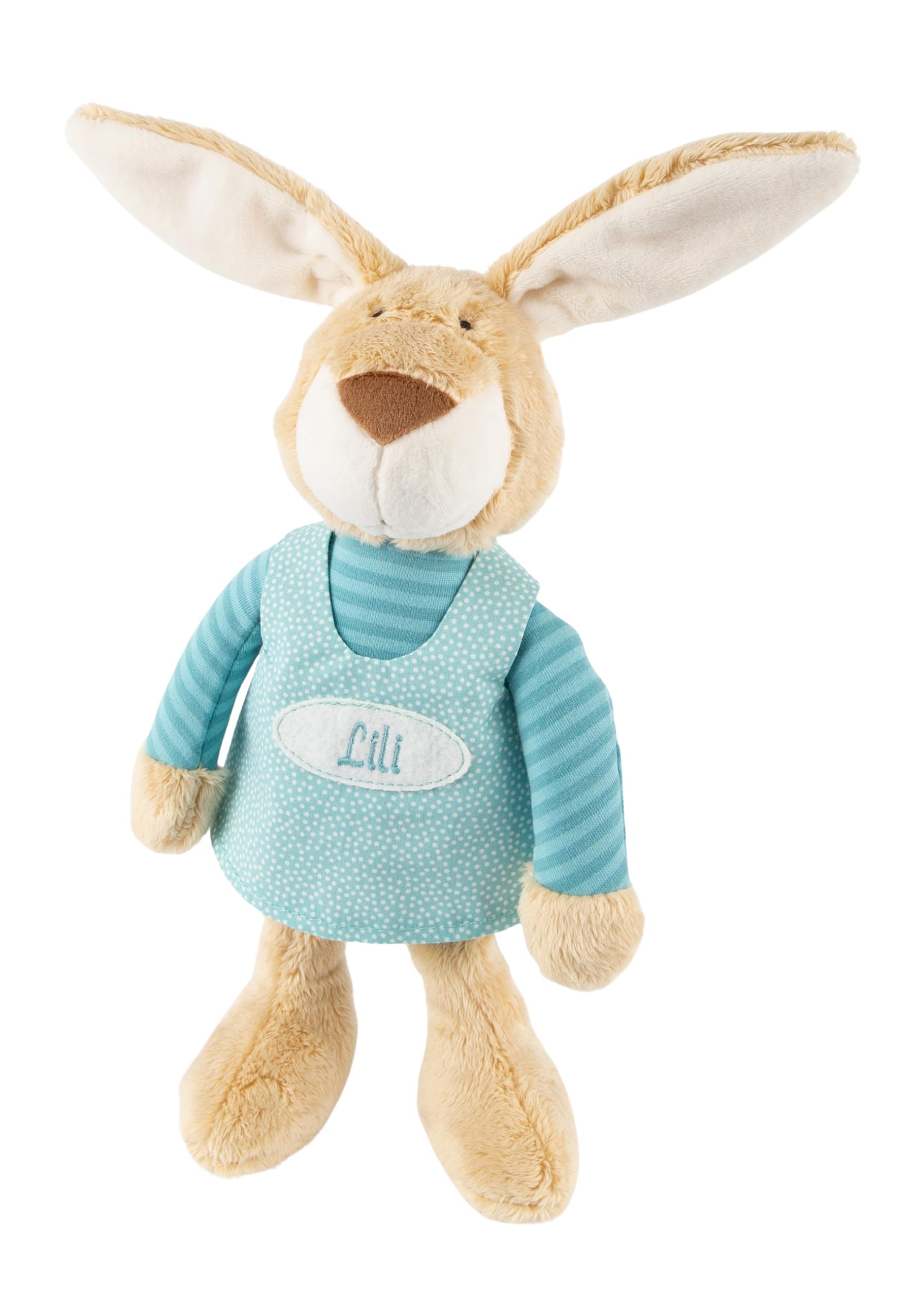 Sigikid Kuschelfreund Hase mit Namen – personalisiertes Stofftier für Babys