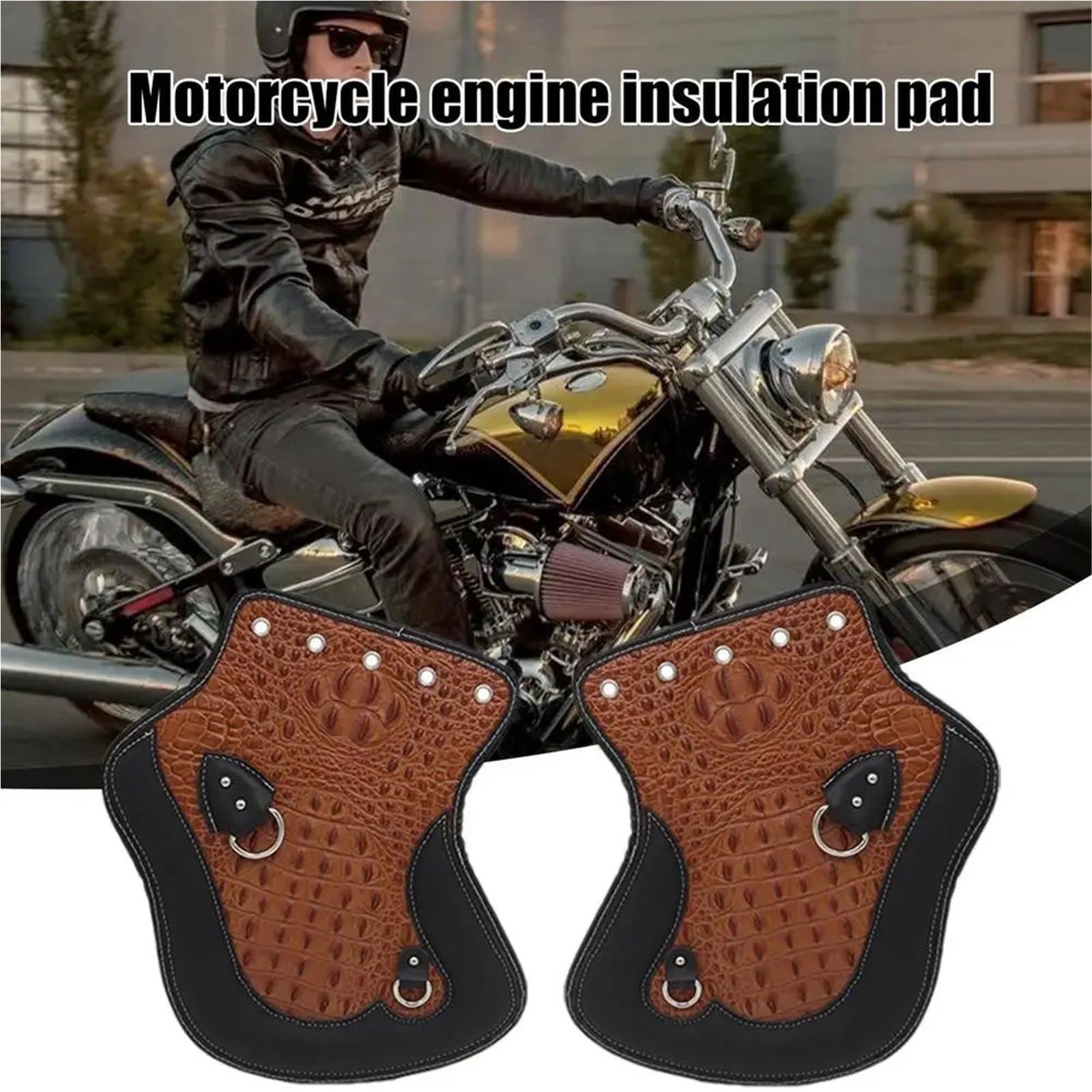 Motocicletta Copertura Antiscottatura Per Paracalore scarico moto