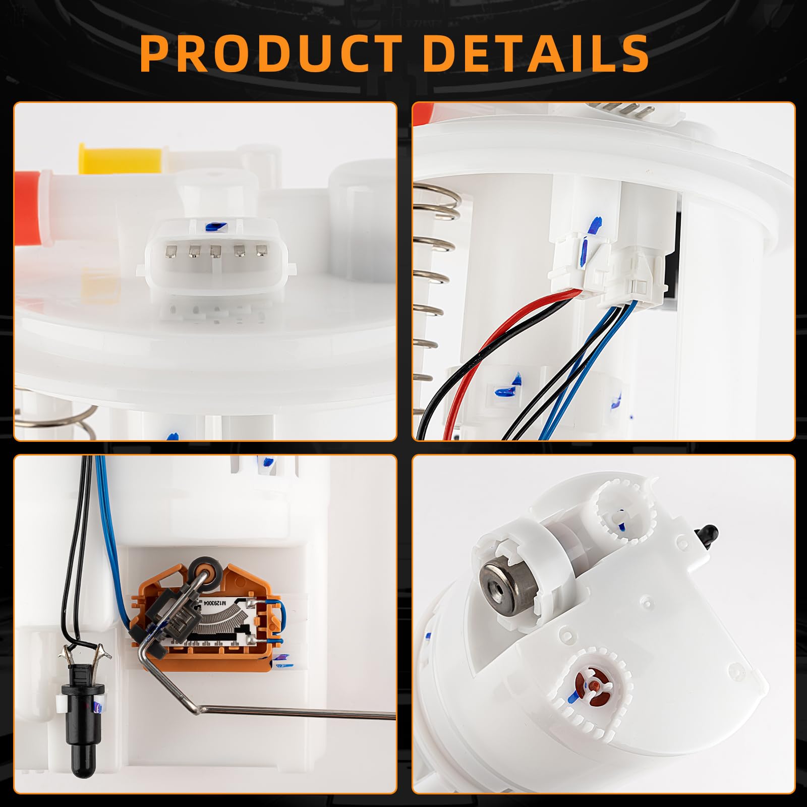 Electric Fuel Pump & Sending Unit Assembly - Compatible With 2005-2019 Nissan Frontier, Pathfinder, Xterra 2.5L 4.0L (Replaces E8743M)