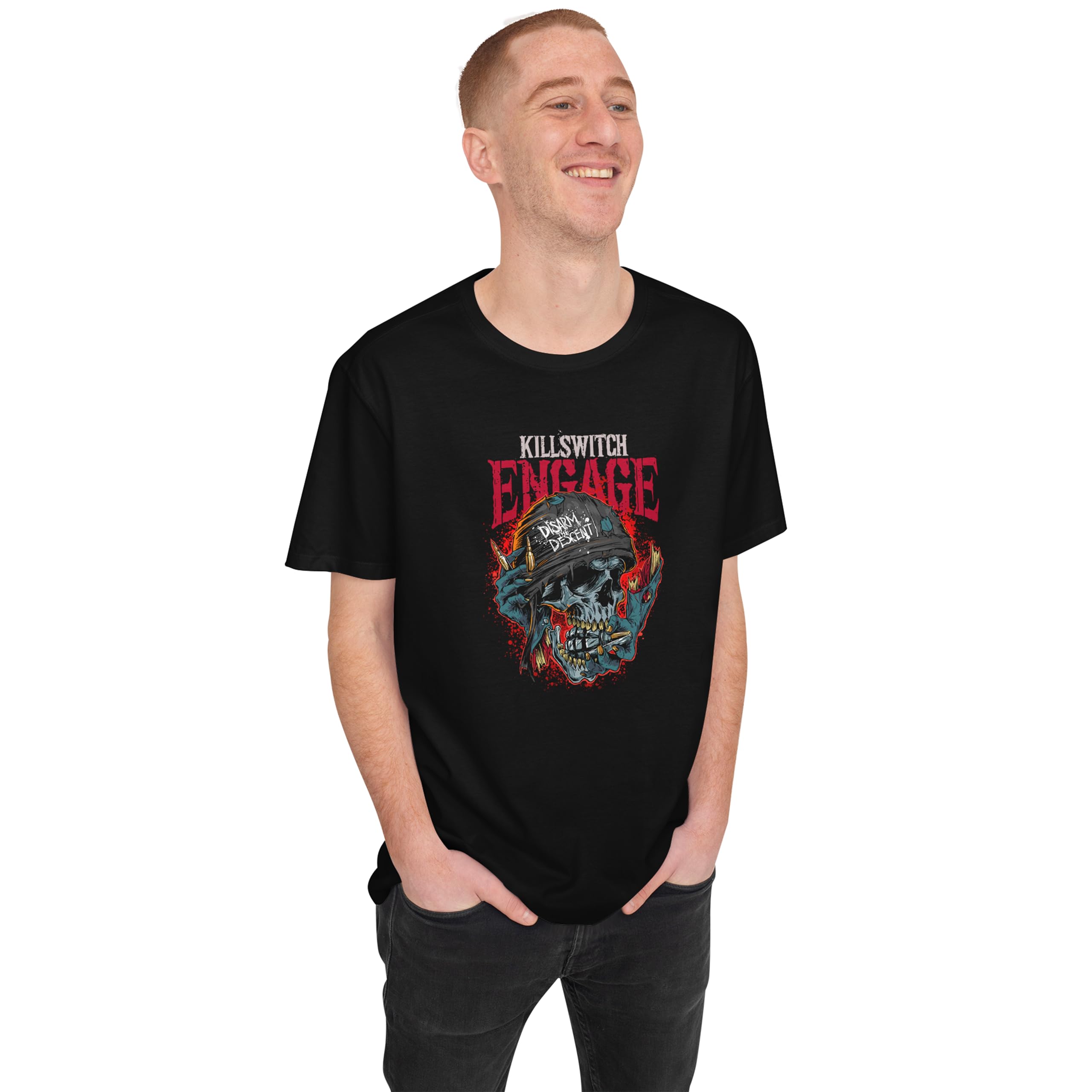 Buy InDIAn CLOTHInG CO. Men's Regular Fit Killswitch Engage Disarm