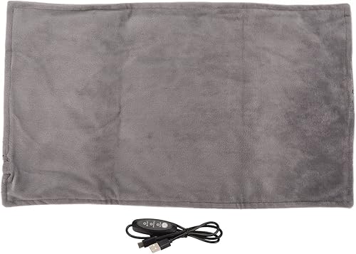 Almohadilla térmica eléctrica para calor seco y húmedo, almohadilla térmica eléctrica rápida con múltiples ajustes de temporizador de temperatura,