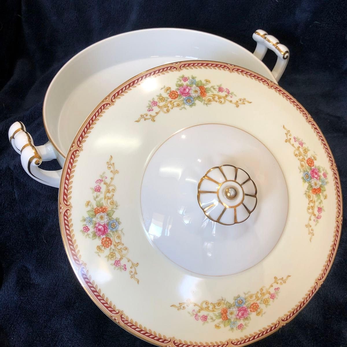 【ヴィンテージ昭和レトロ】【プレミアノリタケ】キャセロール Amazon.co.jp: オールドノリタケ 蓋付キャセロール 日本の食器の