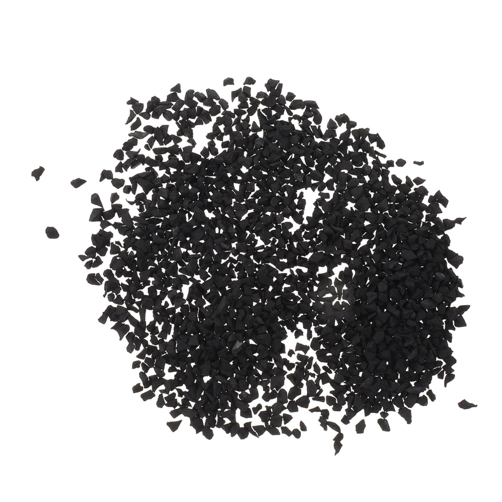 Artificial Duraderas Negro para Relleno Caucho 1,9kg Césped de Partículas para Campos Deportivos y Eventos Atléticos