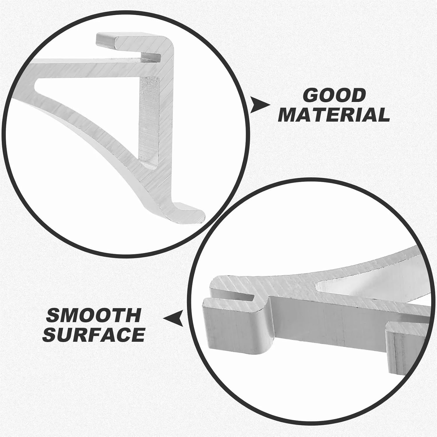 Freezer Shelf Clips 40Pcs Freezer Refrigerator Shelf Clip Aluminum Cooler Support Metal Bracket for Fridge Parts