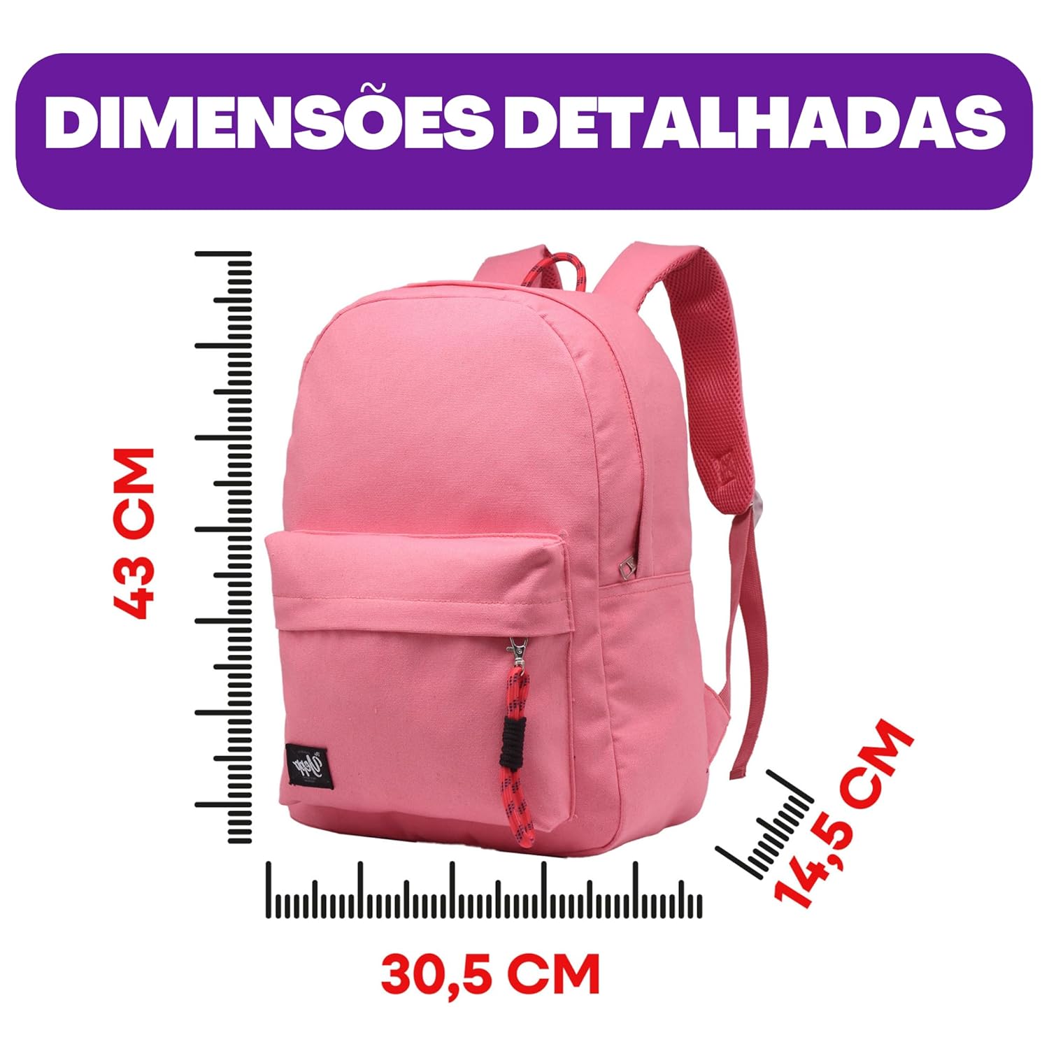 Mochila Juvenil Escolar De Costas Lisa Resistente Feminina Estilosa Elegante Academia Viagem Trabalho Treino em promoção! Veja a oferta e mais achadinhos de Bolsas 2 Hoje é o melhor dia para comprar Mochila Juvenil Escolar De Costas Lisa Resistente Feminina Estilosa Elegante Academia Viagem Trabalho Treino com aquele preço maroto! Promoção! Aproveite a oferta! 2