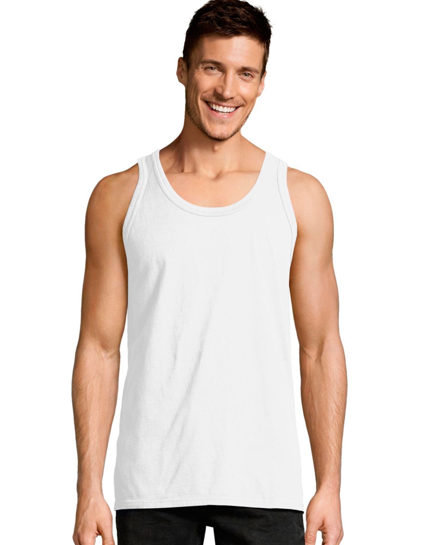 Hanes Mens Originals Tri-Blend Tank Top, Lightweight Tanks for Men, Sleeveless Tank Shirt