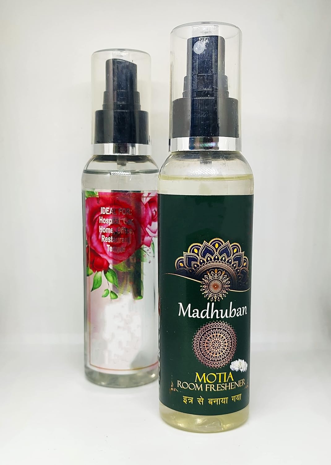 EVOHOUSE Room Freshener Spray - Rose & Golden Leaves (pack of 2), Works ...
