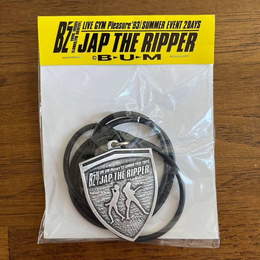 B'zグッズ☆Pleasure'93JAP THE RIPPERピンバッチバッジ B´zグッズ☆Pleasure´93JAP THE RIPPERピンバッチバッジ