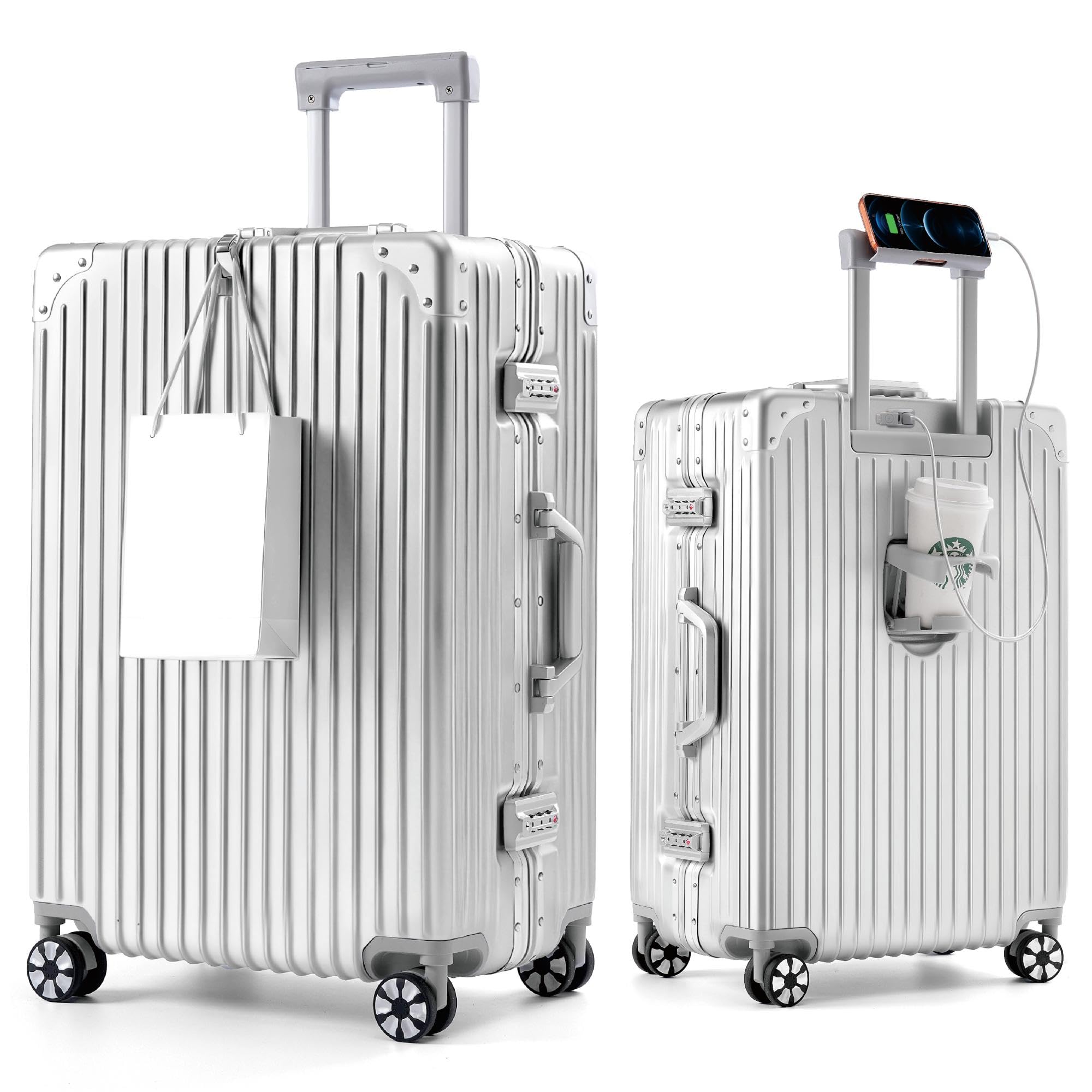 Amazon | [RTmoni] 【進化形】スーツケース Lサイズ 24インチ 75L