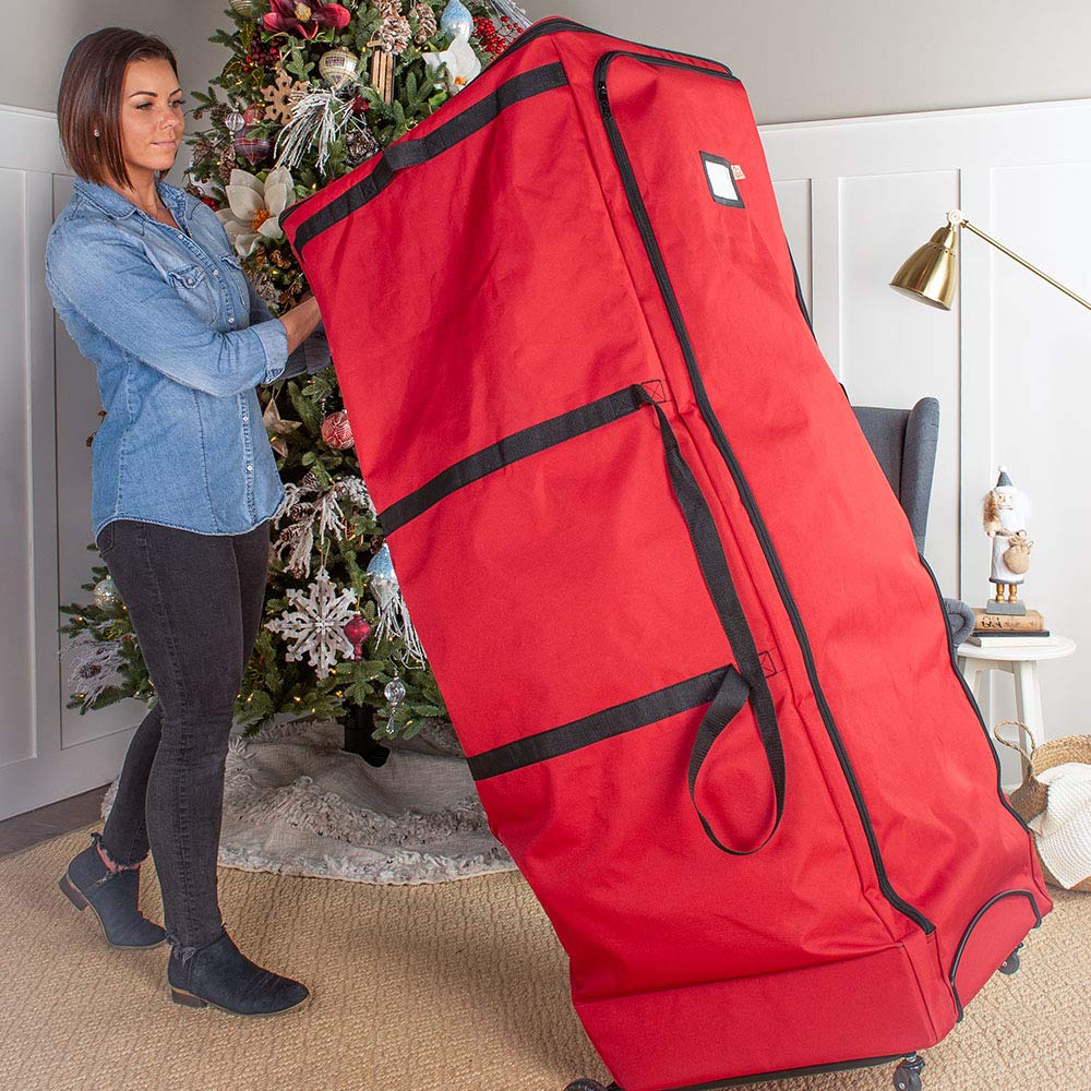 [XXL Rolling Duffle Bag Tree Storage] 12 Foot Christmas Tree Storage
